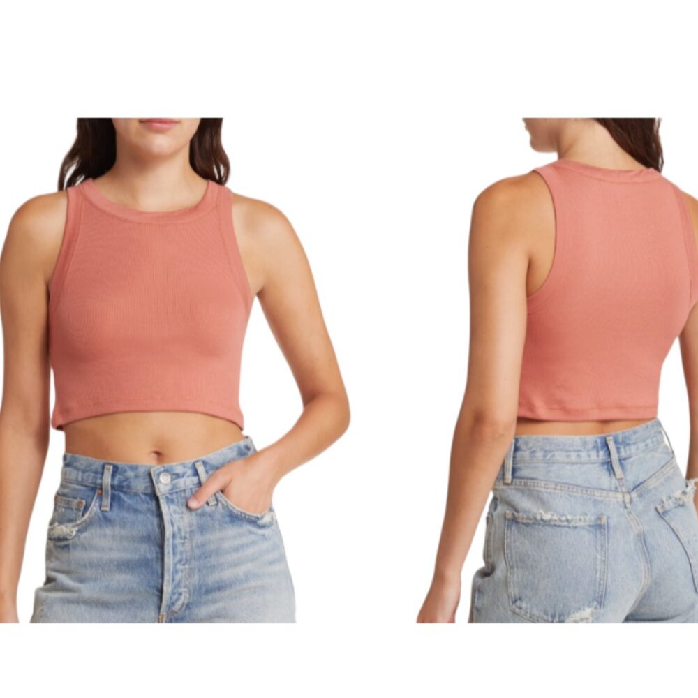 ALL SAINTS Rina Cropped Tank NWT SZ 6
